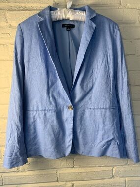 Ann Taylor Light Blue Blouse with Classic Label